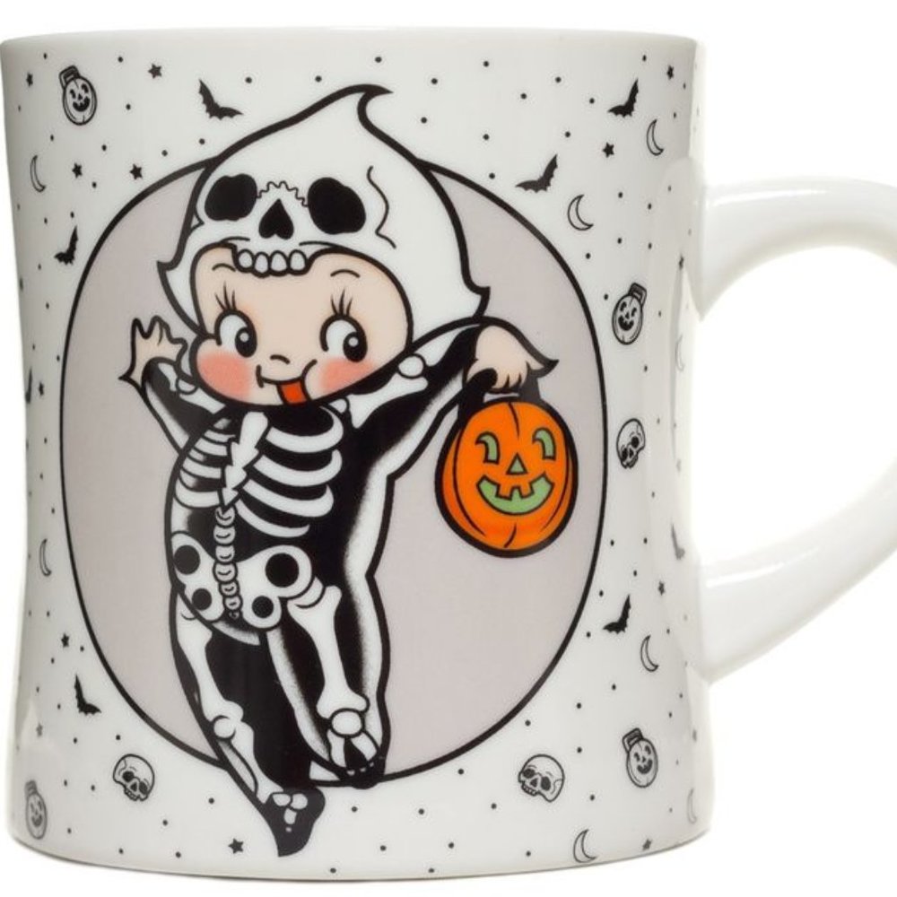 ISO Sourpuss skeleton kewpie doll mug